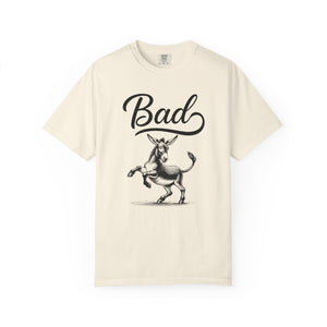 Playful Unisex T-Shirt - 'Stay Bad' Donkey Graphic Tee