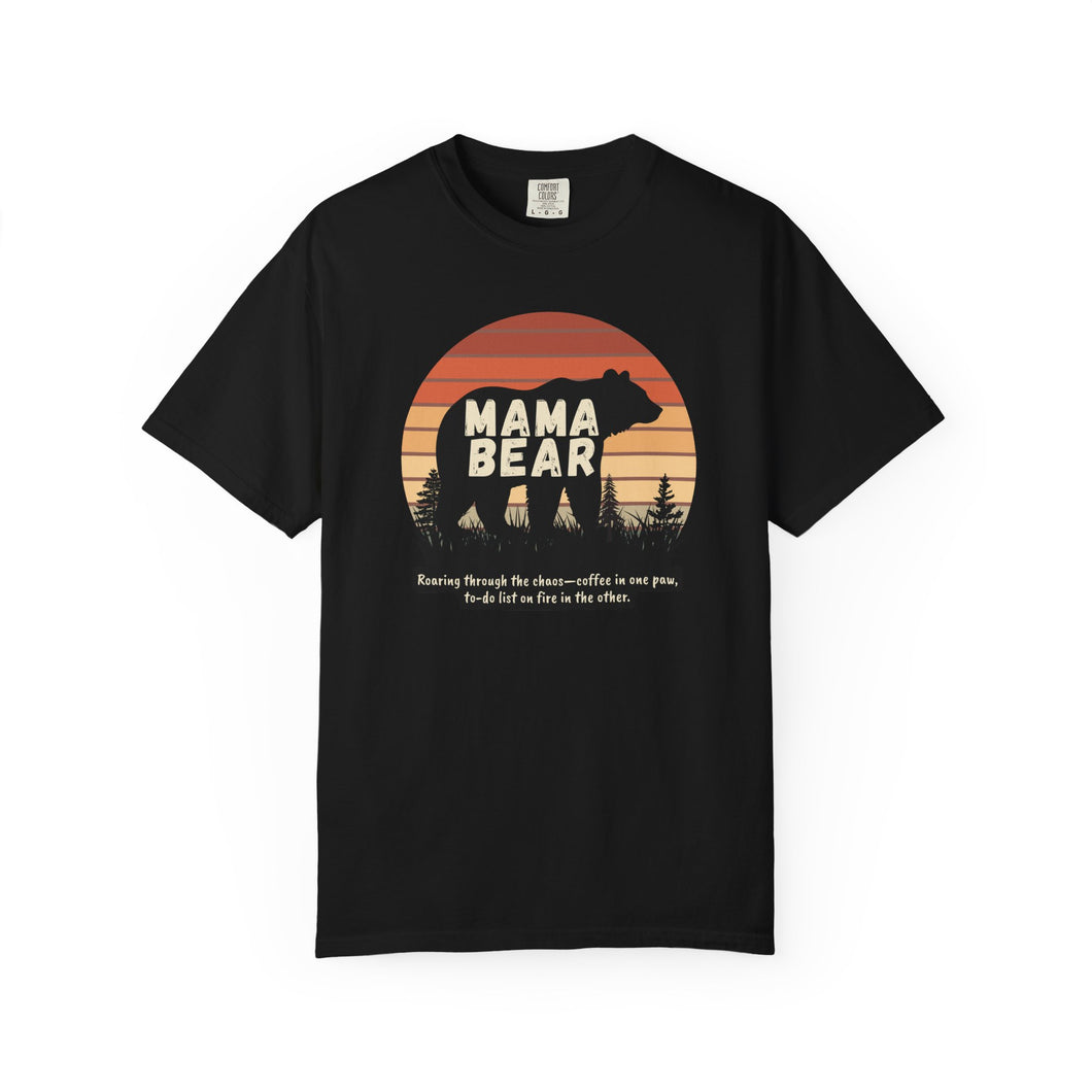Mama Bear-Funny Shirt Comfort Colors T-Shirt - Gift for Mom, Mothers Day Gift