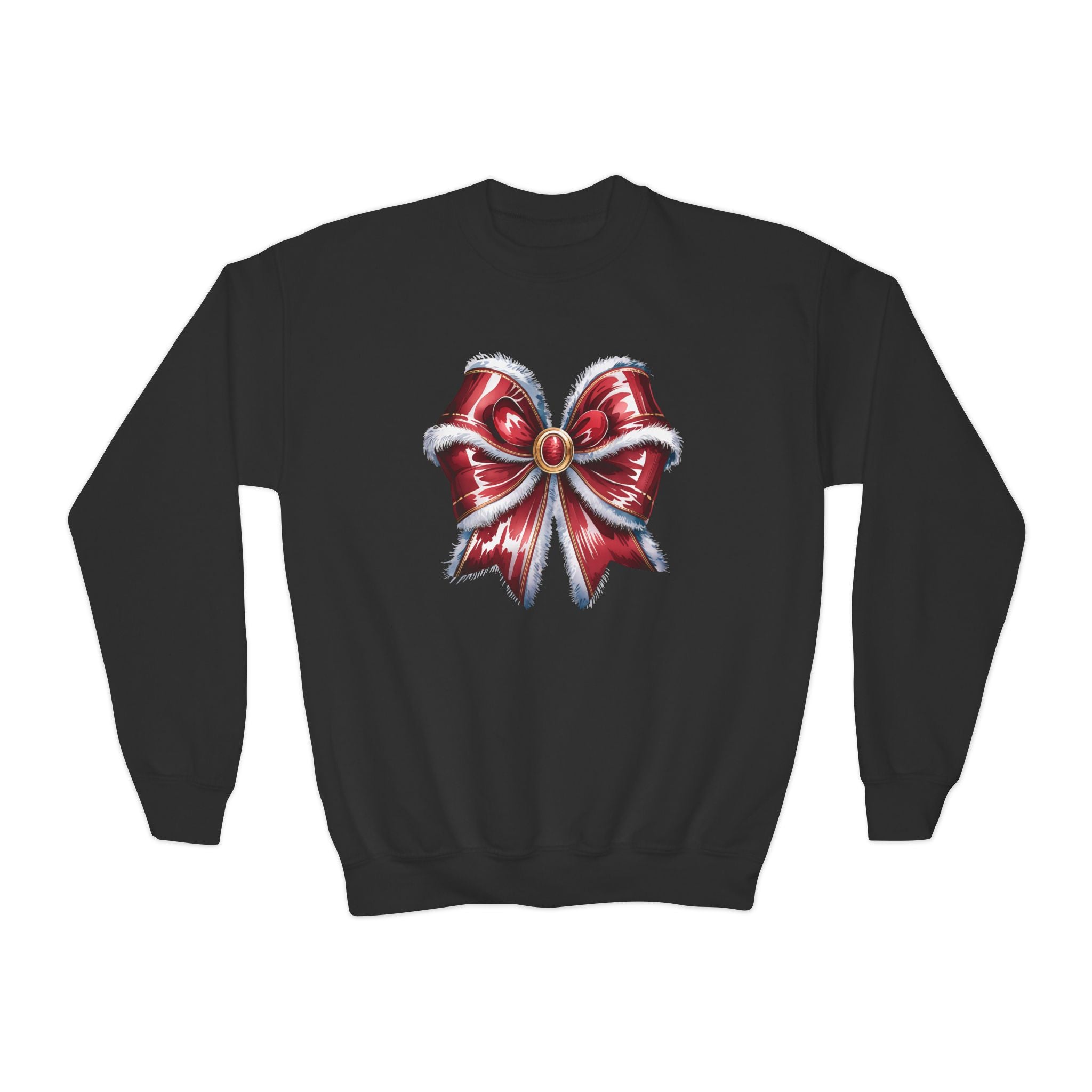 Santa's Chic Bow-tique YOUTH sweatshirt