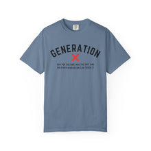 Load image into Gallery viewer, Generation X Pop Culture Unisex T-shirt, Vintage Style Gift, 80s Nostalgia Apparel, Casual Everyday Wear, Cool Graphic Tee, Gene