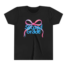 Load image into Gallery viewer, Second Grade Tee - First Day of School Bow Design - Kids Softstyle Tee
