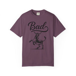 Playful Unisex T-Shirt - 'Stay Bad' Donkey Graphic Tee