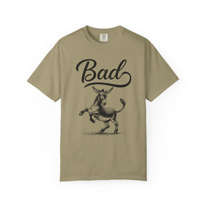 Playful Unisex T-Shirt - 'Stay Bad' Donkey Graphic Tee