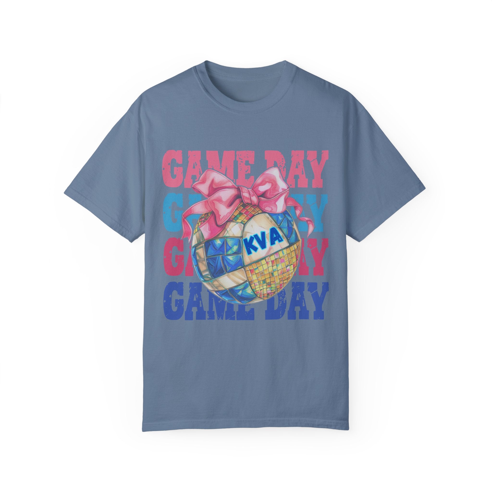 Game Day Bow KVA Unisex Garment-Dyed T-Shirt