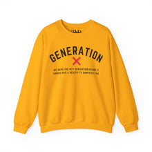 Load image into Gallery viewer, Gen X Crewneck Sweatshirt - MTV Generation Quote