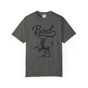 Playful Unisex T-Shirt - 'Stay Bad' Donkey Graphic Tee