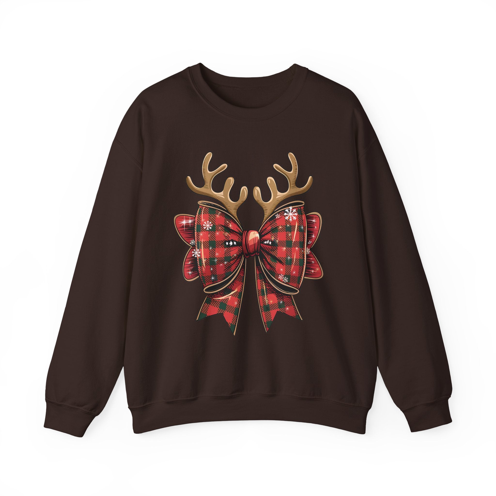 Reindeer Antlers & Bow-tiful Cheer! Sweathshirt