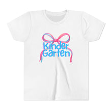 Load image into Gallery viewer, Kindergarten Tee - First Day of School Bow Design - Kids Softstyle Tee