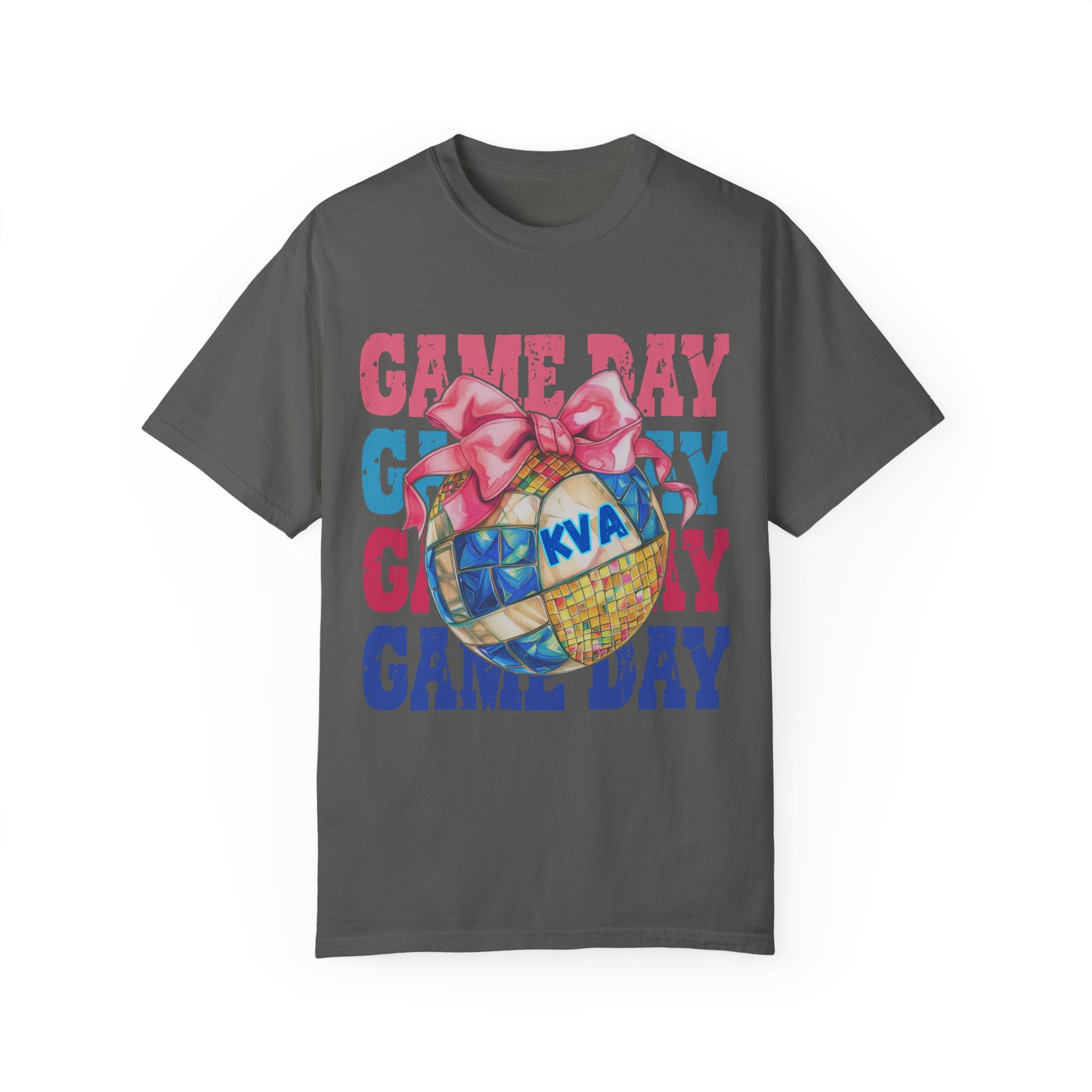 Game Day Bow KVA Unisex Garment-Dyed T-Shirt