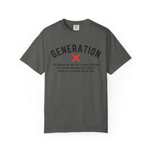 Load image into Gallery viewer, Generation X Unisex Garment-Dyed T-shirt, Vintage Style Tee, Comfy Everyday Wear, Gift for Gen Xers, Trendy Casual Apparel