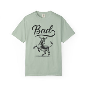 Playful Unisex T-Shirt - 'Stay Bad' Donkey Graphic Tee
