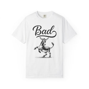 Playful Unisex T-Shirt - 'Stay Bad' Donkey Graphic Tee