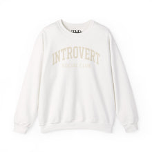 Load image into Gallery viewer, Introvert Social Club Crewneck Sweatshirt - Cozy Gift for Introverts