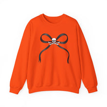 Load image into Gallery viewer, Skull and Bones Bow Crewneck Sweatshirt