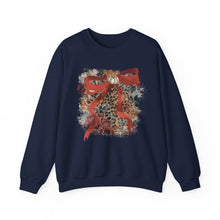 Load image into Gallery viewer, Fall Pumpkin Bow Crewneck Sweatshirt