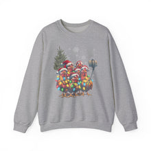 Load image into Gallery viewer, Chicken Sisters Christmas Selfie Crewneck Sweatshirt, comfy, homestead, funny holiday