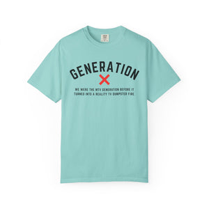 Generation X T-Shirt, Vintage Style Tee, Unisex Graphic Shirt,, Nostalgic Apparel, Casual Statement Wear, Gene