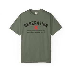 Generation X Pop Culture Unisex T-shirt, Vintage Style Gift, 80s Nostalgia Apparel, Casual Everyday Wear, Cool Graphic Tee, Gene