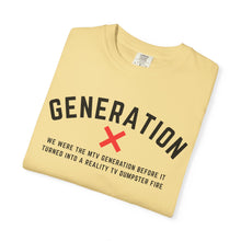 Load image into Gallery viewer, Generation X T-Shirt, Vintage Style Tee, Unisex Graphic Shirt,, Nostalgic Apparel, Casual Statement Wear, Gene