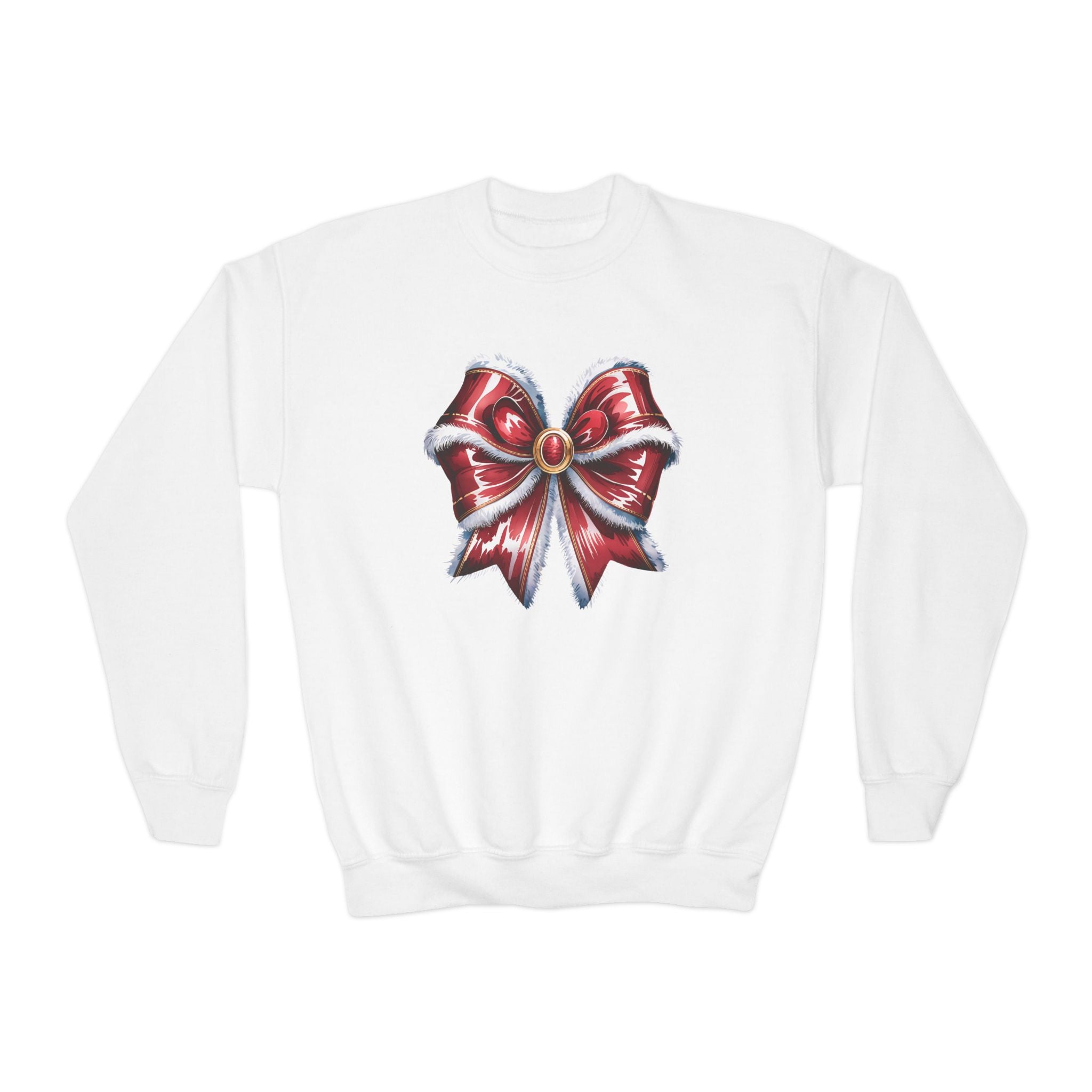 Santa's Chic Bow-tique YOUTH sweatshirt