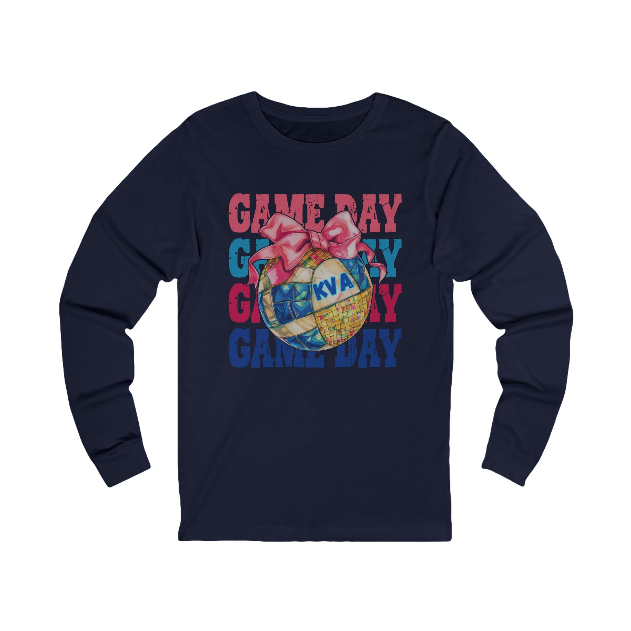 Game Day KVA Unisex Long Sleeve Tee - Stylish Comfort for Sports Fans