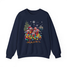 Load image into Gallery viewer, Chicken Sisters Christmas Selfie Crewneck Sweatshirt, comfy, homestead, funny holiday