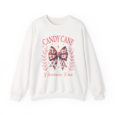 Candy Cane Christmas Club: Bow Edition Crewneck