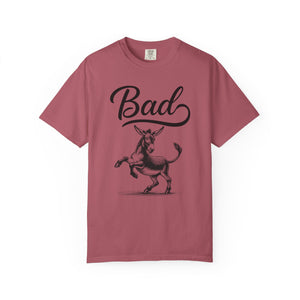 Playful Unisex T-Shirt - 'Stay Bad' Donkey Graphic Tee