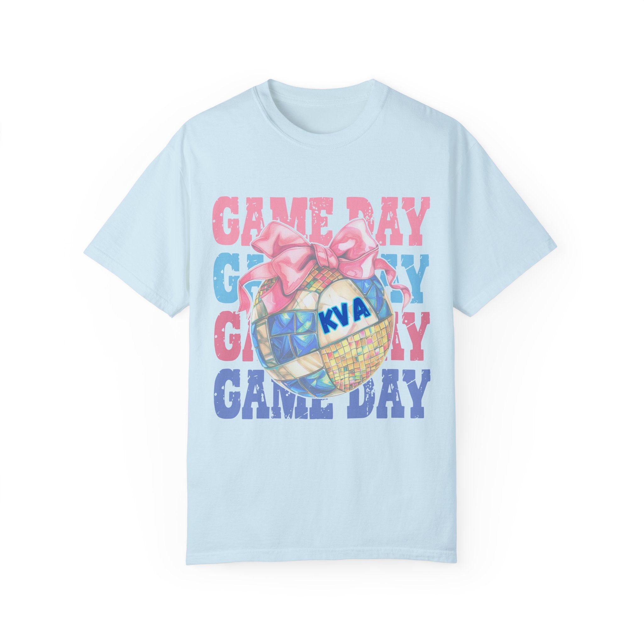 Game Day Bow KVA Unisex Garment-Dyed T-Shirt