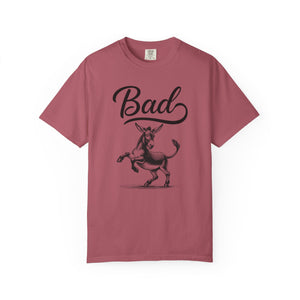 Playful Unisex T-Shirt - 'Stay Bad' Donkey Graphic Tee