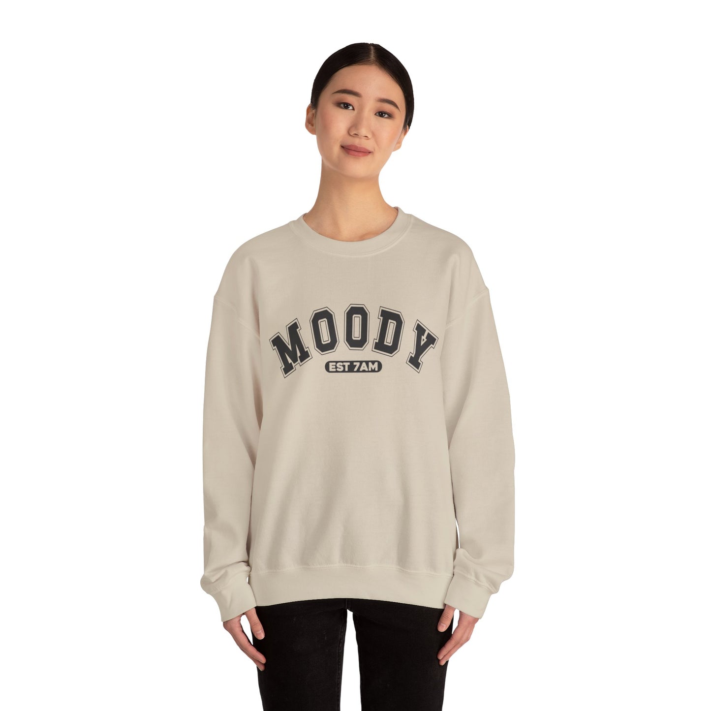 Moody 7am Crewneck Sweatshirt