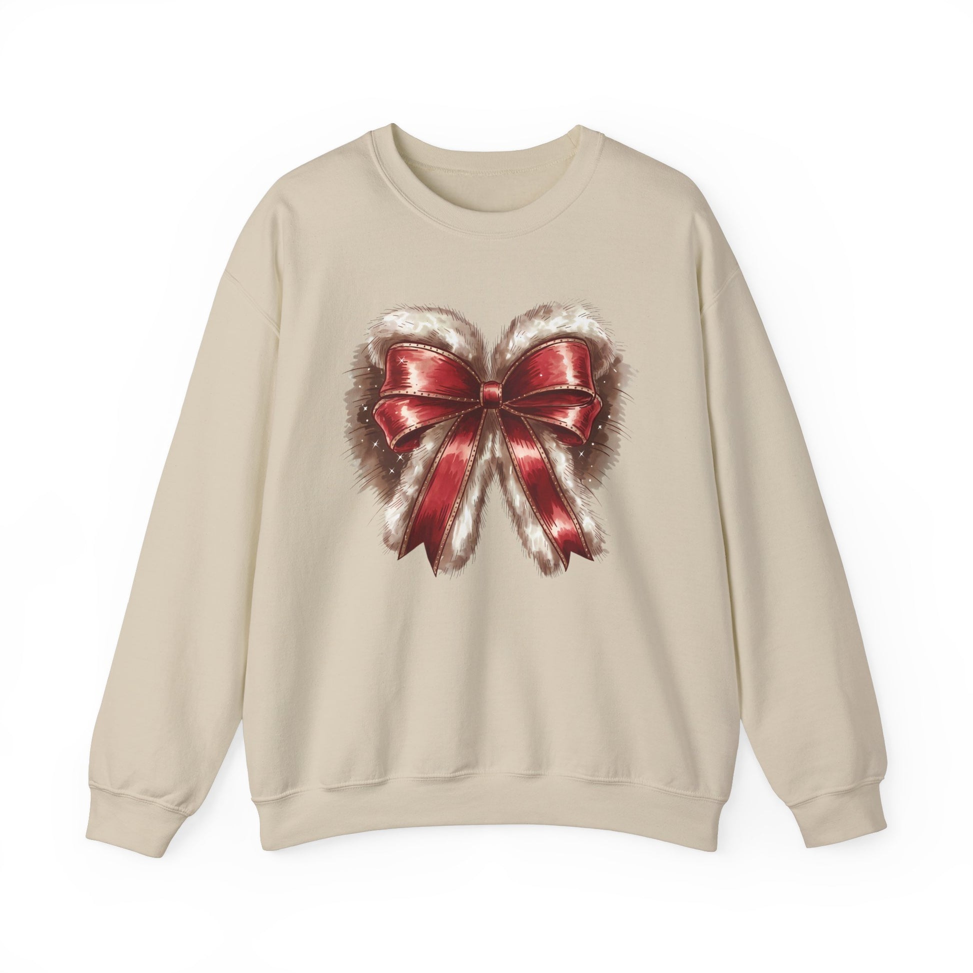 red bow cozy sweatshirt
