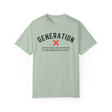 Load image into Gallery viewer, Generation X Pop Culture Unisex T-shirt, Vintage Style Gift, 80s Nostalgia Apparel, Casual Everyday Wear, Cool Graphic Tee, Gene