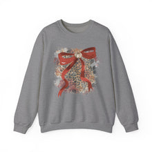 Load image into Gallery viewer, Fall Pumpkin Bow Crewneck Sweatshirt