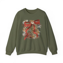 Load image into Gallery viewer, Fall Pumpkin Bow Crewneck Sweatshirt