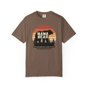 Mama Bear-Funny Shirt Comfort Colors T-Shirt - Gift for Mom, Mothers Day Gift