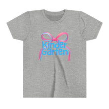 Load image into Gallery viewer, Kindergarten Tee - First Day of School Bow Design - Kids Softstyle Tee