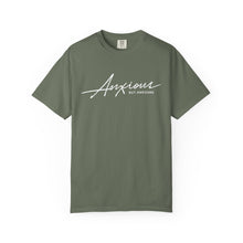 Load image into Gallery viewer, Anxious but Awesome T-Shirt - Snarky Mental Health Unisex Garment-Dyed T-shirt