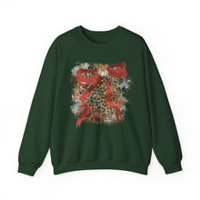 Load image into Gallery viewer, Fall Pumpkin Bow Crewneck Sweatshirt