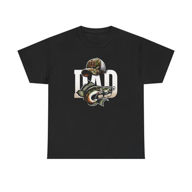 Bass Fishing Dads Unisex Heavy Cotton Tee