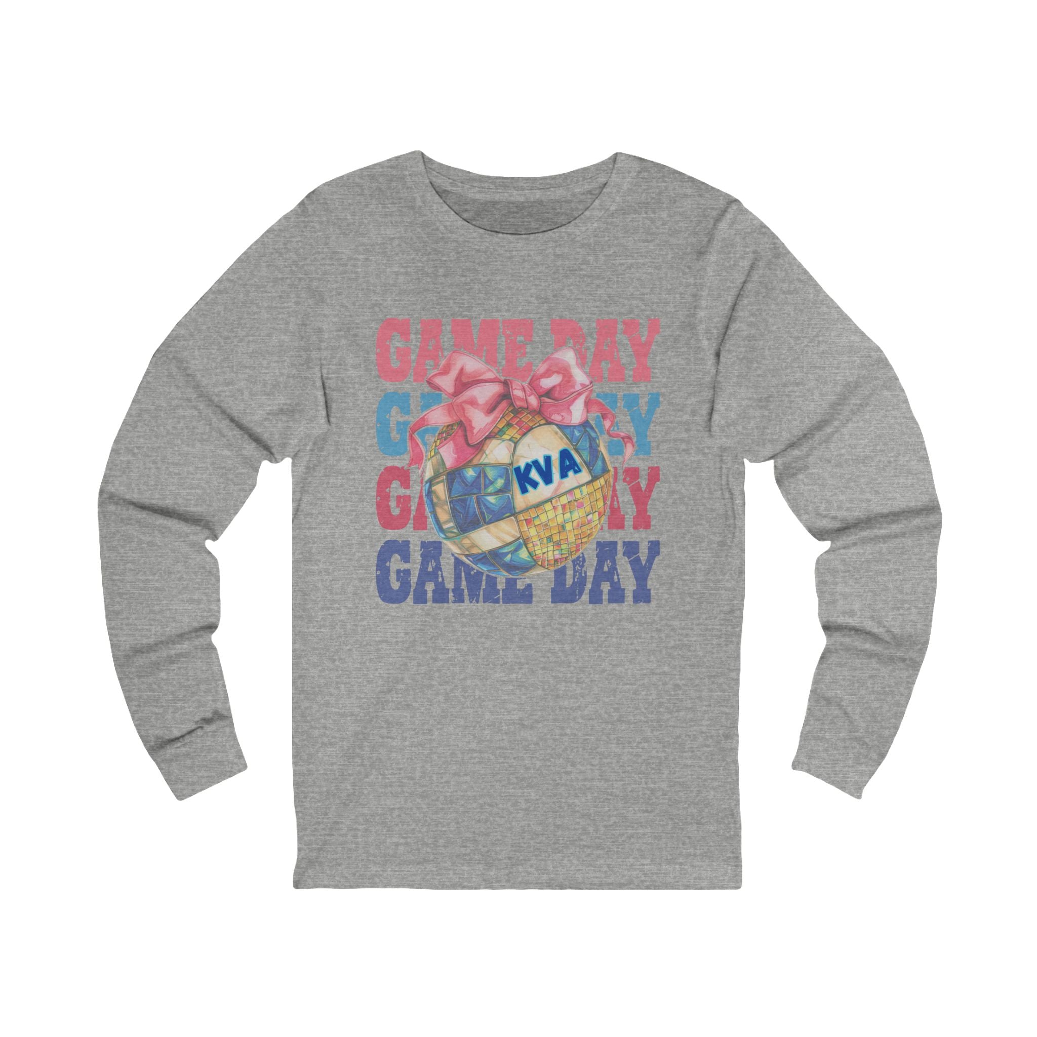 Game Day KVA Unisex Long Sleeve Tee - Stylish Comfort for Sports Fans