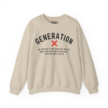 Load image into Gallery viewer, Graphic Sweatshirt with Generation X Humor
