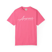 Load image into Gallery viewer, Anxious but Awesome T-Shirt - Snarky Mental Health Unisex Garment-Dyed T-shirt