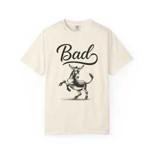 Playful Unisex T-Shirt - 'Stay Bad' Donkey Graphic Tee
