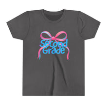 Load image into Gallery viewer, Second Grade Tee - First Day of School Bow Design - Kids Softstyle Tee