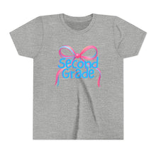 Load image into Gallery viewer, Second Grade Tee - First Day of School Bow Design - Kids Softstyle Tee