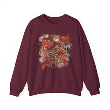 Load image into Gallery viewer, Fall Pumpkin Bow Crewneck Sweatshirt