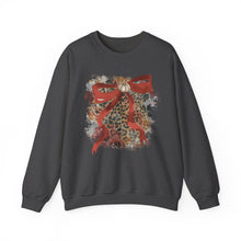 Load image into Gallery viewer, Fall Pumpkin Bow Crewneck Sweatshirt