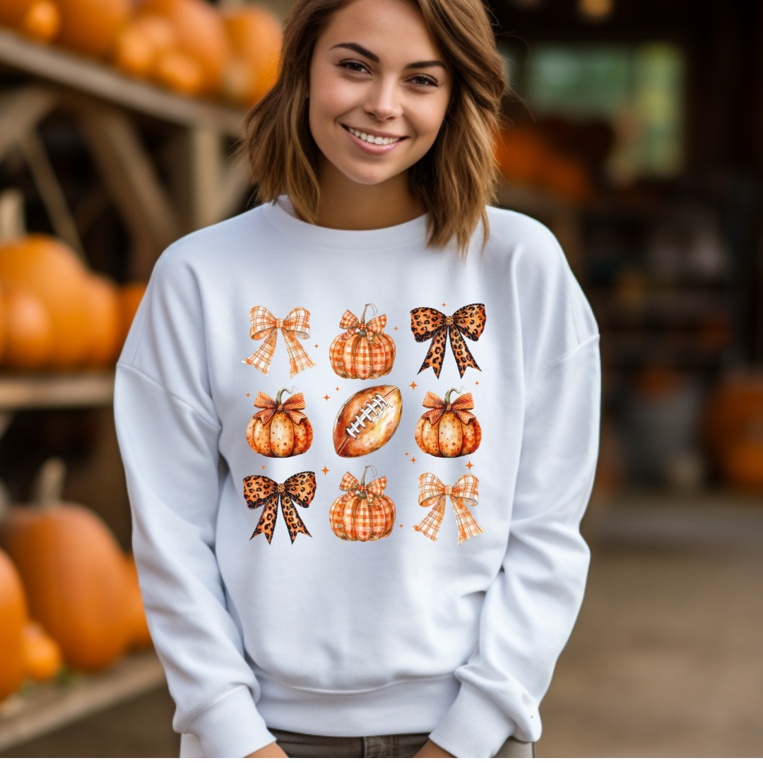 Trendy Retro Fall Coquette: Autumn Sweatshirt