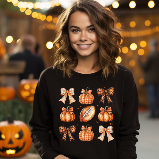 Trendy Retro Fall Coquette: Autumn Sweatshirt